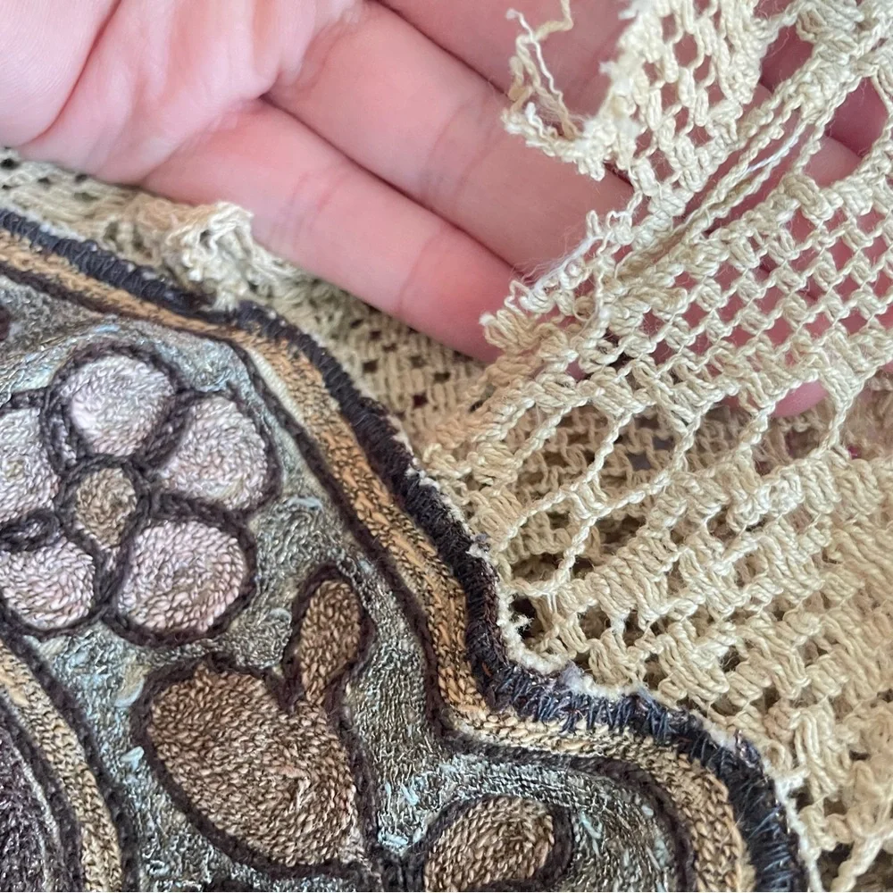 Annie’s Ibiza Annie’s Archive 1970’s Hand Crochet Gown Maxi Dress